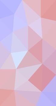 Abstract Low polygonal triangle texture Blue Pink multicolor background vector