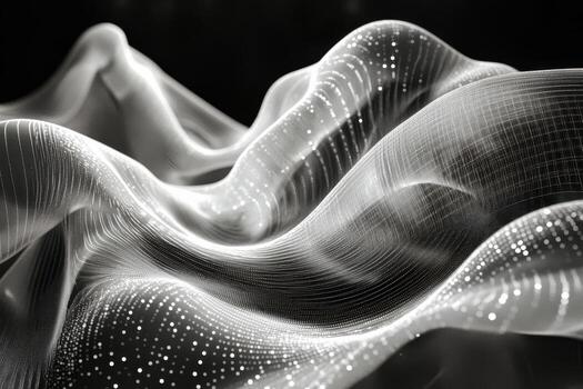 Abstract background of a wave of light photo