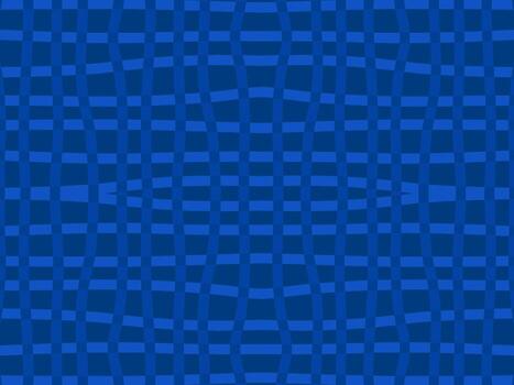 Abstract Blue Grid Seamless Pattern with a Distorted Wavy Texture for Modern Backgrounds vector