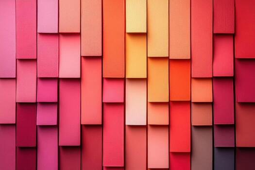 Colorful paper wall background with squares photo