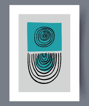 explorar geométrico resumen Arte con negrita circular patrones ese mejorar creatividad y espacio vector