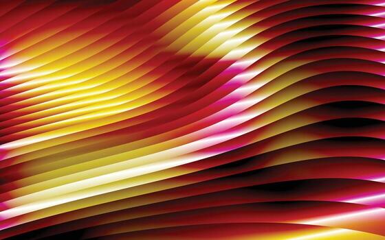 glowing ribbed glass gradient texture with smooth colorful waves and abstract liquid patterns for stylish modern backgrounds and visuals vector
