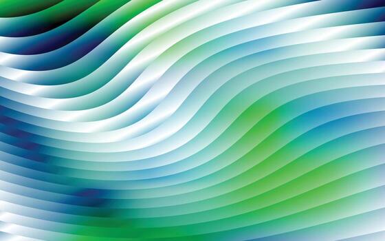 holographic pastel glass texture with smooth ribbed shapes and bright gradient tones, artistic abstract background for modern design and digital projects vector