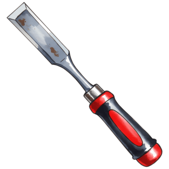 une aquarelle style image de une métal ciseau outil avec une rouge et gris manipuler sur une plaine réglage sur transparent Contexte png