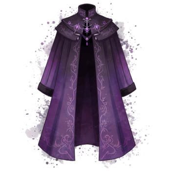 A jar with a gradient of purple and cyan is tilted with glitter flowing out on a plane surface on transparent background png