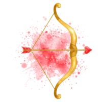 abierto saludo tarjeta con acuarela corazones, remolinos y puntos en sombras de rosado y rojo en blanco en transparente antecedentes png