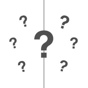 Mysterious Inquiries Floating on Transparent Canvas, Generating Intense Curiosity png