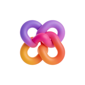 intrecciate loop creare un' visivamente coinvolgente, dinamico modello contro un etereo ambientazione png