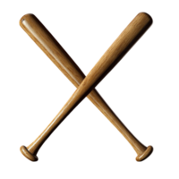 de madera béisbol murciélagos cruzado png