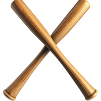 cruzado béisbol murciélagos diseño png