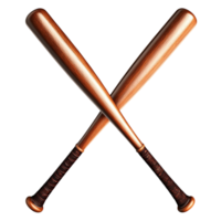 dos béisbol murciélagos cruzado png