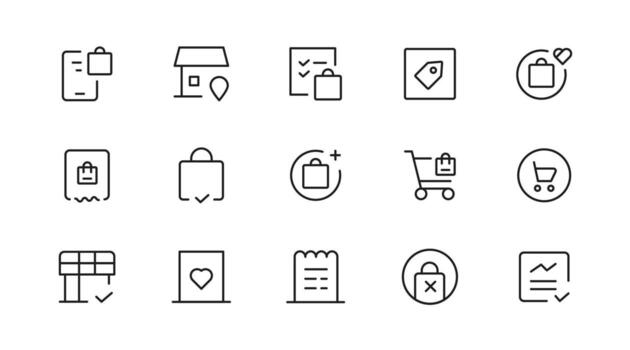 red y Internet línea icono colocar. inteligente hogar, sistema, control, tecnología, alarma, vigilancia, cerrar con llave, computadora, Wifi, comunicación línea icono colocar. ui Delgado línea icono paquete vector
