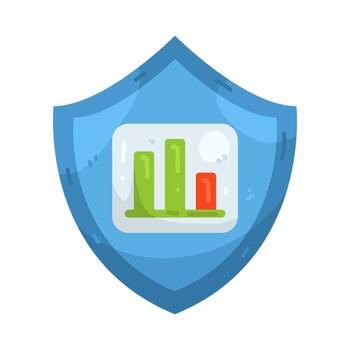 datos seguridad proteger ilustración vector