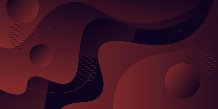 Realistic 3D abstract wavy dark orange background. Modern wave shape pattern design. Eps10 vector