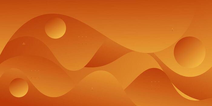 Abstract orange 3D background with liquid color pattern. Elegant design, trendy background. Eps10 vector