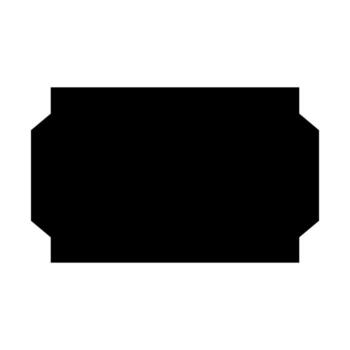 Black Ticket Icon Isolated on White Background. Illustration design for web. vector