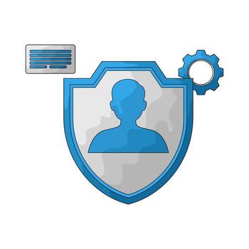User authentication Illustration vector