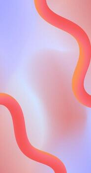 abstract with Fluid Curve line on pink and blue colors background vector