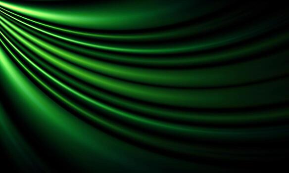 resumen oscuro verde ligero antecedentes. horizontal fluir raya ligero modelo. vector