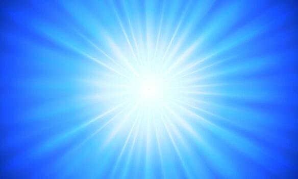 resumen azul rayos de sol antecedentes. brillante ligero. suave rayos vector