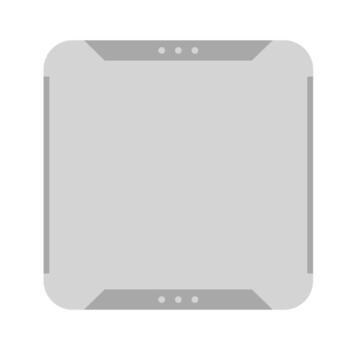 Modern App Interface Gray. Clean Web Layout vector