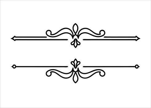 Elegant art deco style decorative border design featuring intricate lines for luxurious text and page framing applications vector