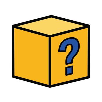 Mystery Question Mark Block vector