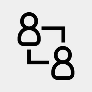 Cloud Network Data Structure Icon vector