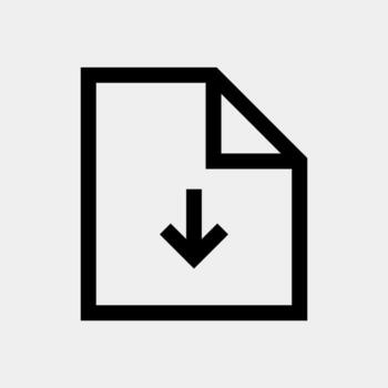Upload File Icon vector