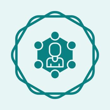 red segmentación símbolo de moda obra de arte útil ilustración circulo diseño hermoso vistoso antecedentes vector