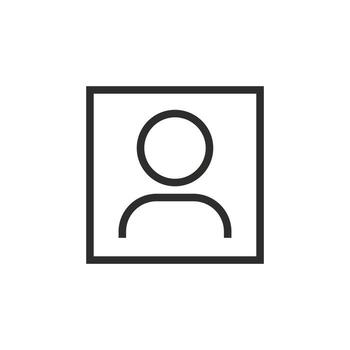 user icon, illustration, for website, app, ui vector