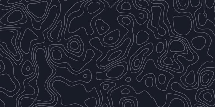 Contemporary abstract design showcasing a dark pattern with intricate contour lines and organic shapes for modern aesthetics vector