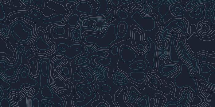 resumen topográfico modelo con suave curvas y oscuro antecedentes creado para diseño propósitos vector