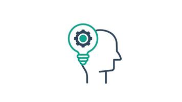 abilità icona animato. animato icona relazionato per motivazione. adatto per utente interfaccia, fornire visivo risposta e di più. alfa canale, trasparente sfondo video