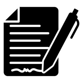 Document Icon. Professional, pixel perfect icons optimized for both large and small resolutions vector