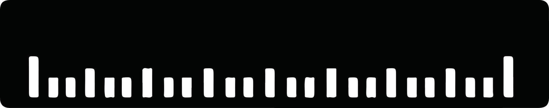 Abstract Bar Graph Data Visualization Chart. vector