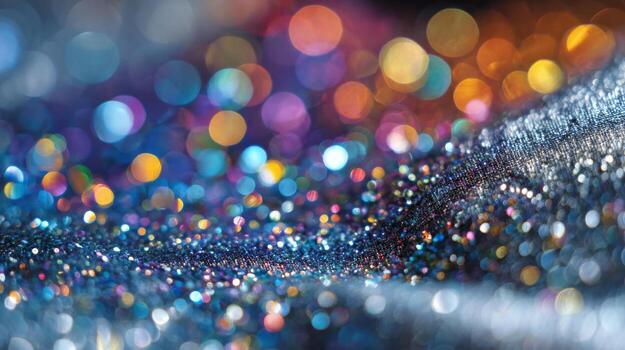 Glitter background texture abstract shiny sparkle bright colorful bokeh light design art photo