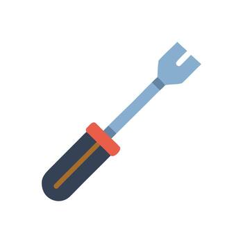 a tool with a flat design on a white background vector