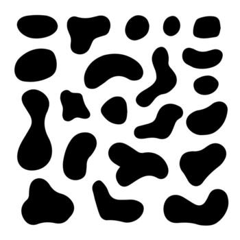 conjunto de cepillo trazos, varios formas colección de mano dibujado diferente gráfico elementos. eps 10 vector