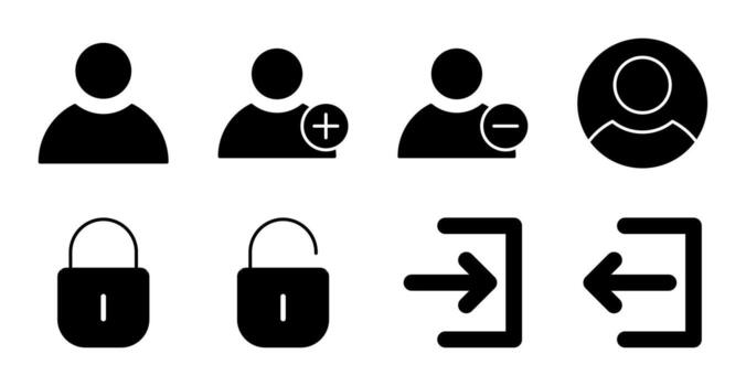 cuenta herramientas sólido control S icono colección vector