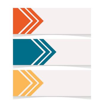 Horizontal banner design for business. Simple form to fill. Abstract universal template, graphics vector