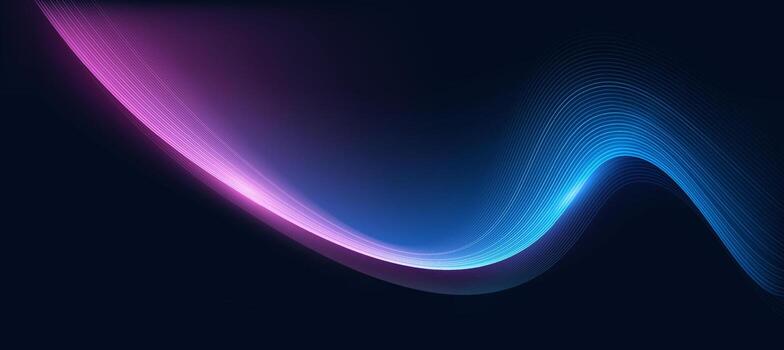 Modern abstract neon wave on blue dark background,tech banner, corporate business concept, hi-tech abstract background, illustration for business or presentation vector