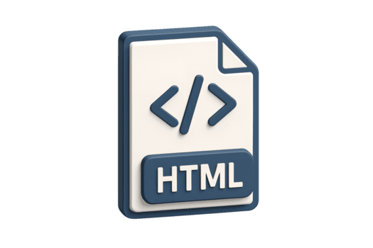 html Arquivo ícone com a html símbolo png