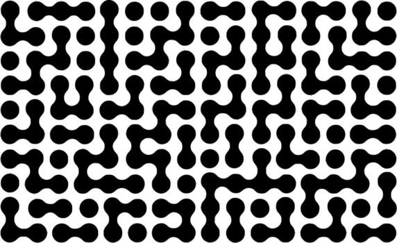 A black and white pattern with wavy lines vector
