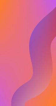 Gradient Abstract Background with Curve Lines and Copy Space for Insert Element vector