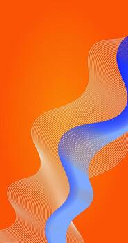 resumen antecedentes con dinámica ondulado líneas y Copiar espacio para insertar texto cubrir diseño vector