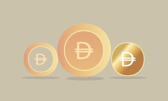 Gold, silver, and copper coin set, realistic metallic currency collection. Isolated elements on black and white background. Finance and banking concept for digital design, websites, apps, vector