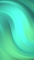 abstrato verde movimento onda desatado laço, moderno fundo, fluindo projeto, elegante energia, video