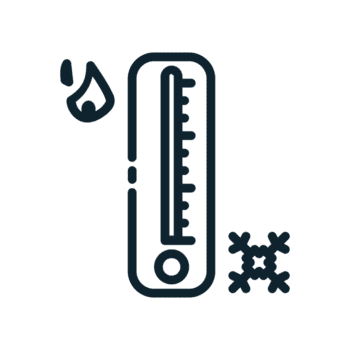 smart termostat ikon i linje stil. perfekt för appar, webbplatser, ui ux, presentationer, eller infografik. redigerbar illustration fil med rena design och modern design. transparent bakgrund. png