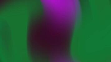 samenvattingen abstract achtergrond animatie met zacht, wazig hellingen van groen en Purper tinten creëren een rustgevend zichtbaar video